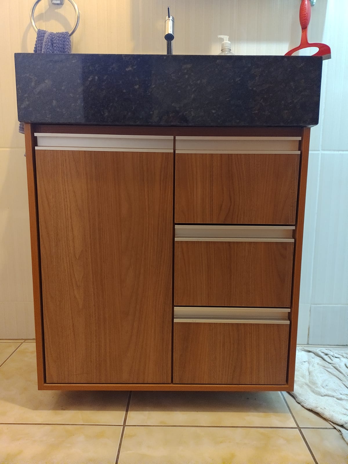 Armário de banheiro em MDF resistente à umidade — Thor Marcenaria Sorocaba